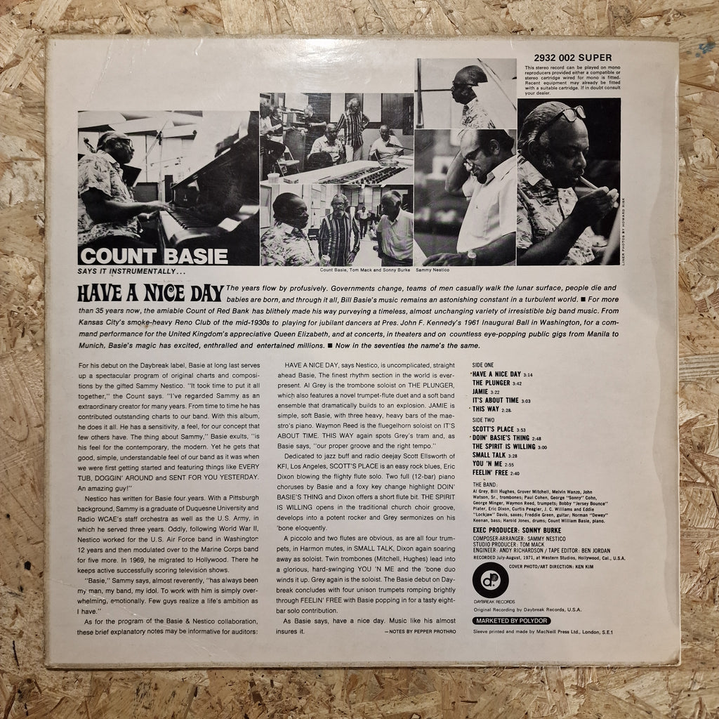Count Basie – Have A Nice Day