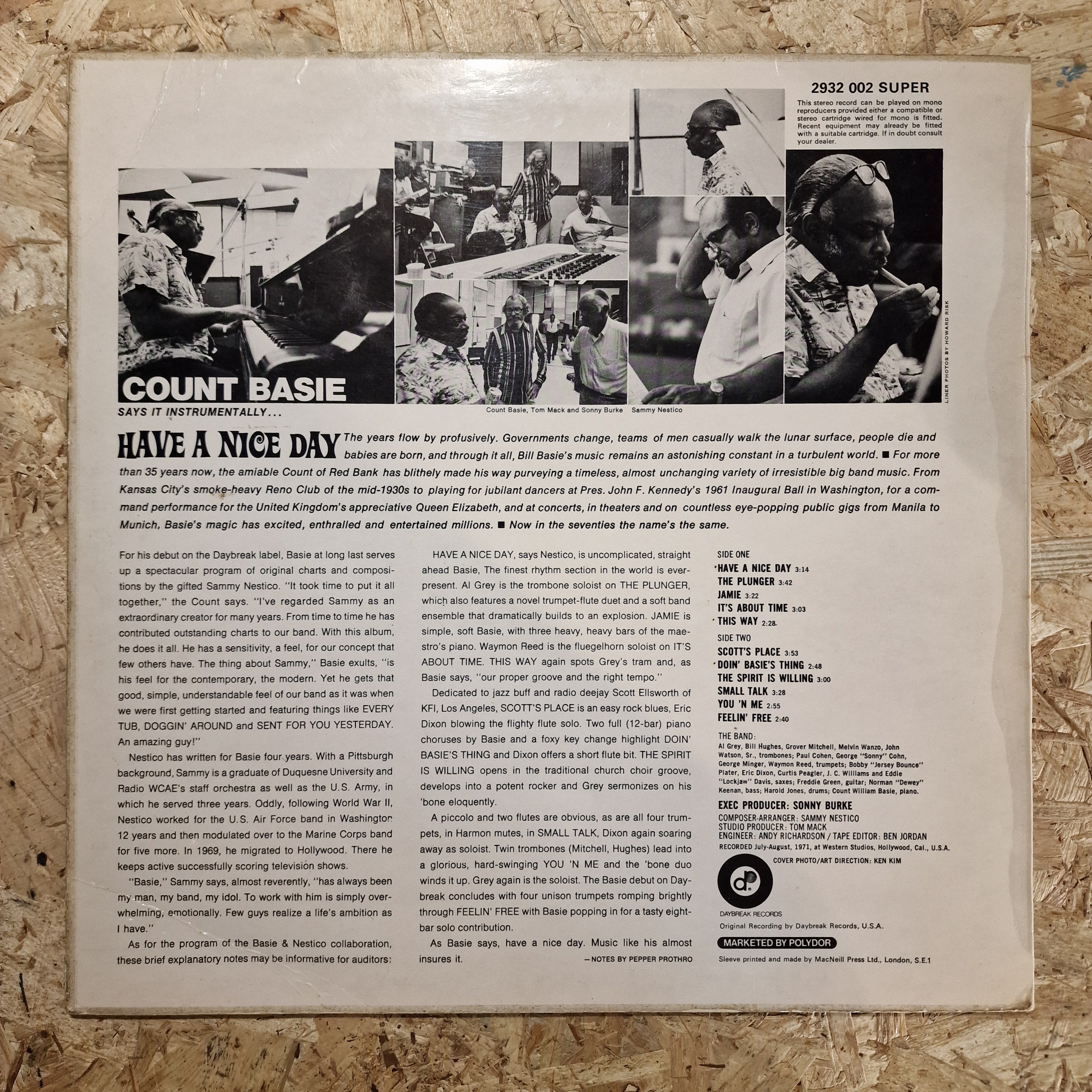 Count Basie – Have A Nice Day