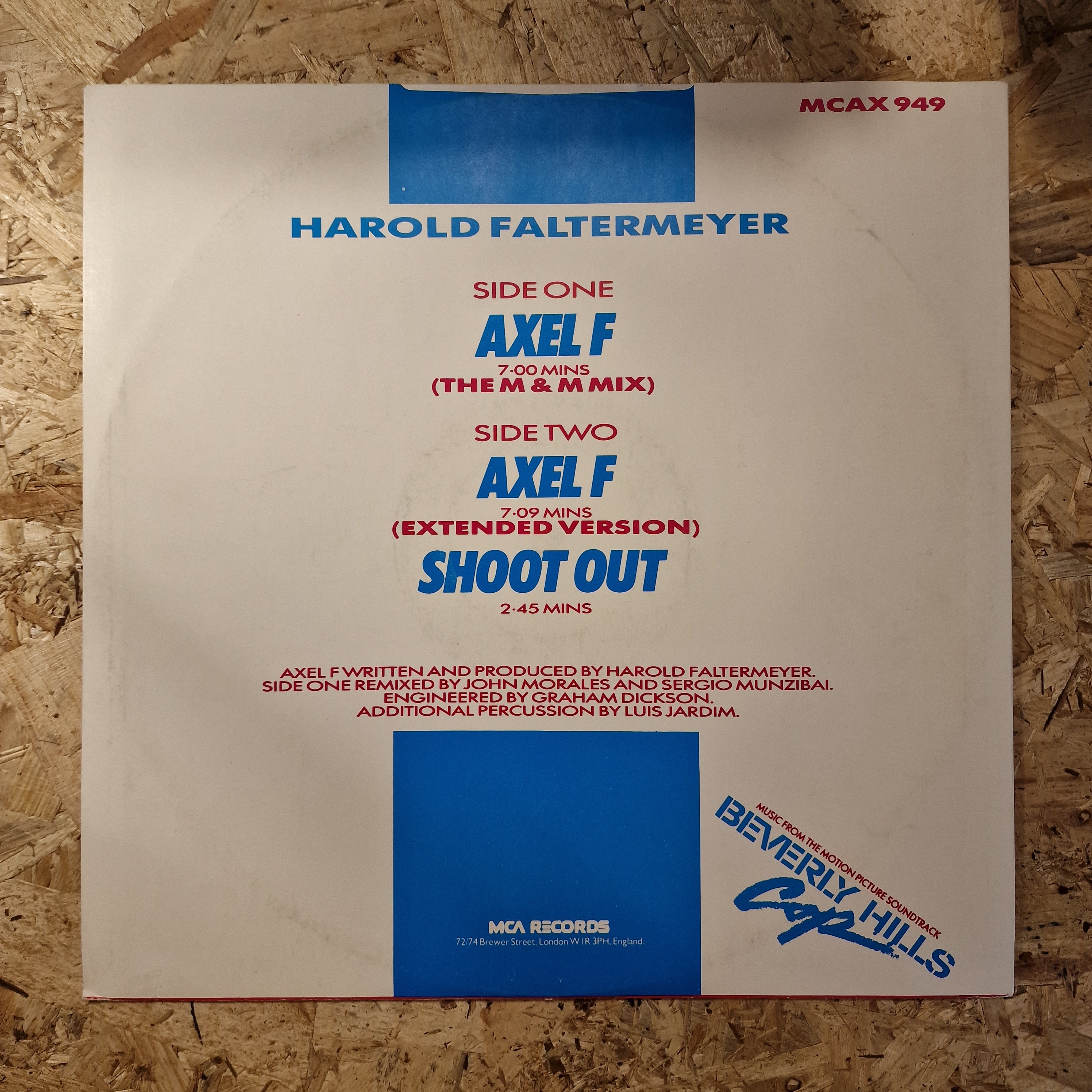 Harold Faltermeyer – Axel F (The M & M Mix)