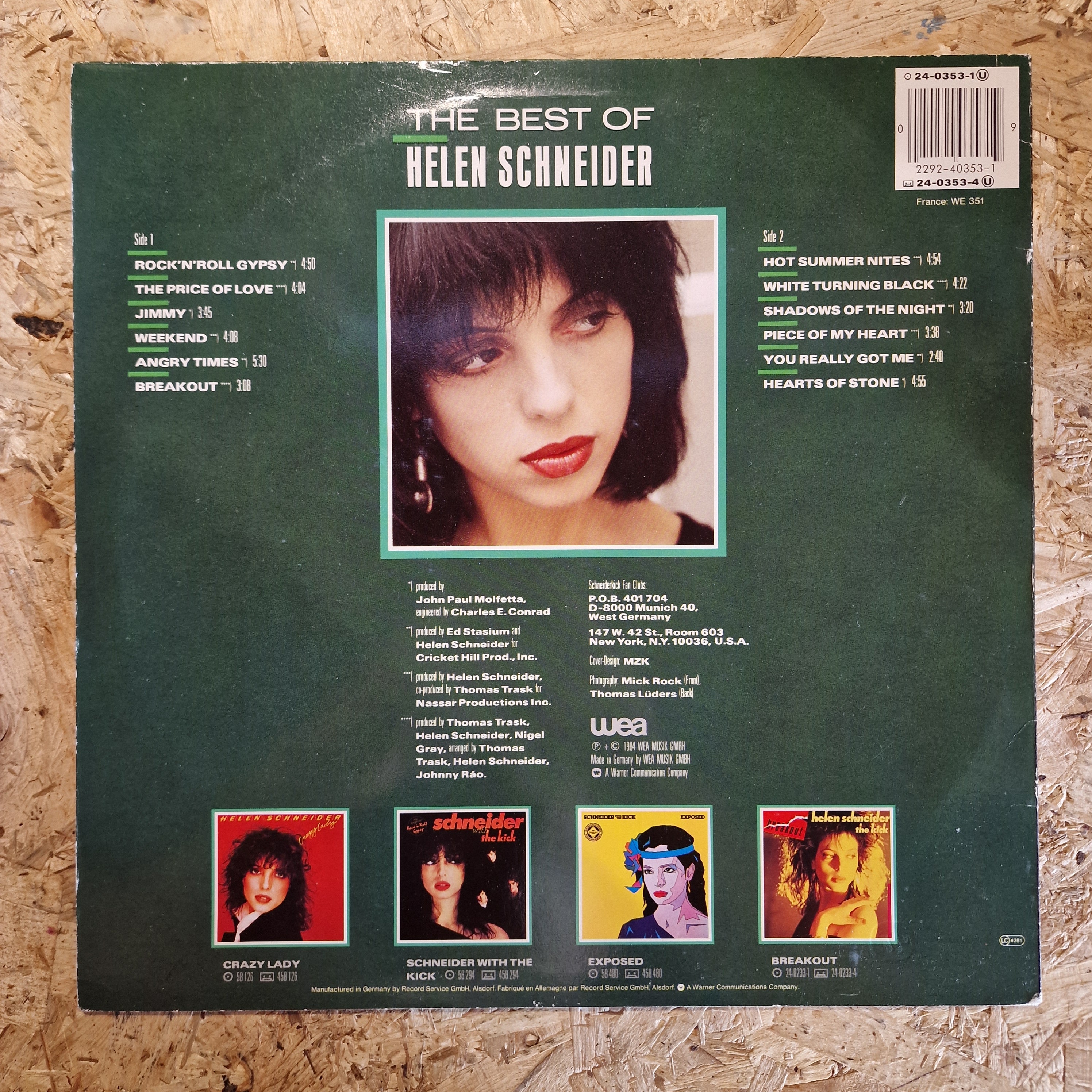 Helen Schneider – The Best Of Helen Schneider