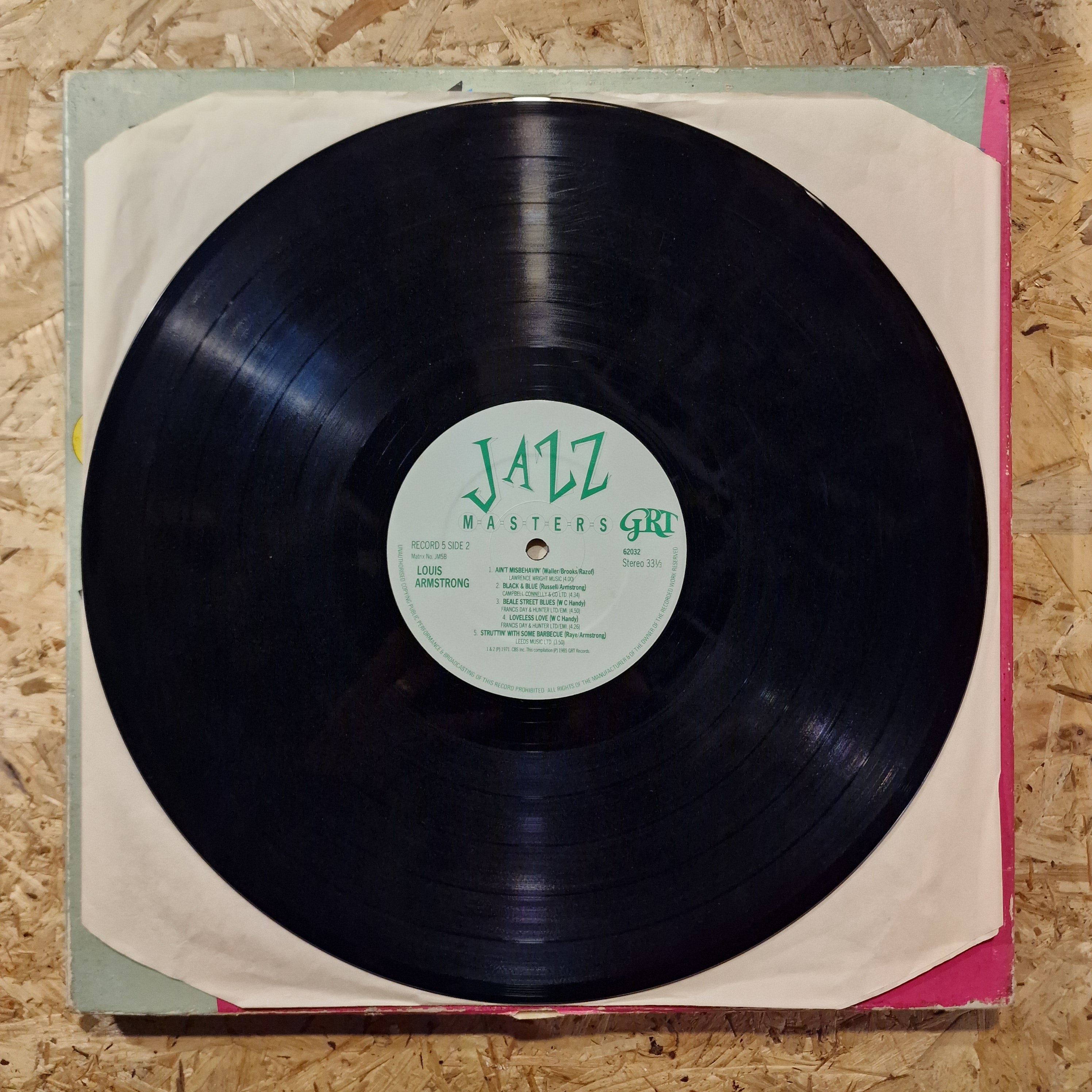Jazz Masters - Jazz Compilation 1985 UK Press