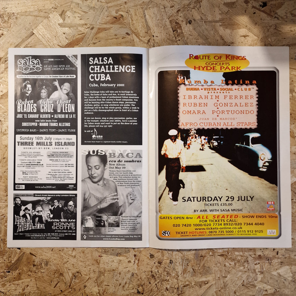 Buena Vista Social Club - Royal Albert Hall Programme (2000)