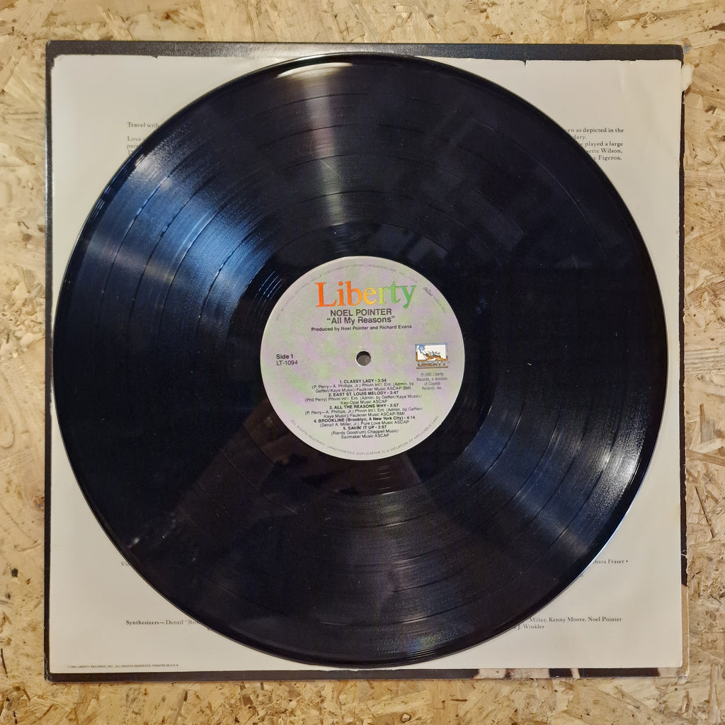 Noel Pointer – All My Reasons