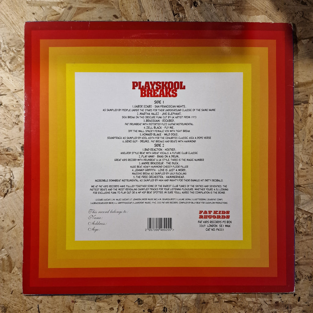 Playskool Breaks (Beat Education Class A)