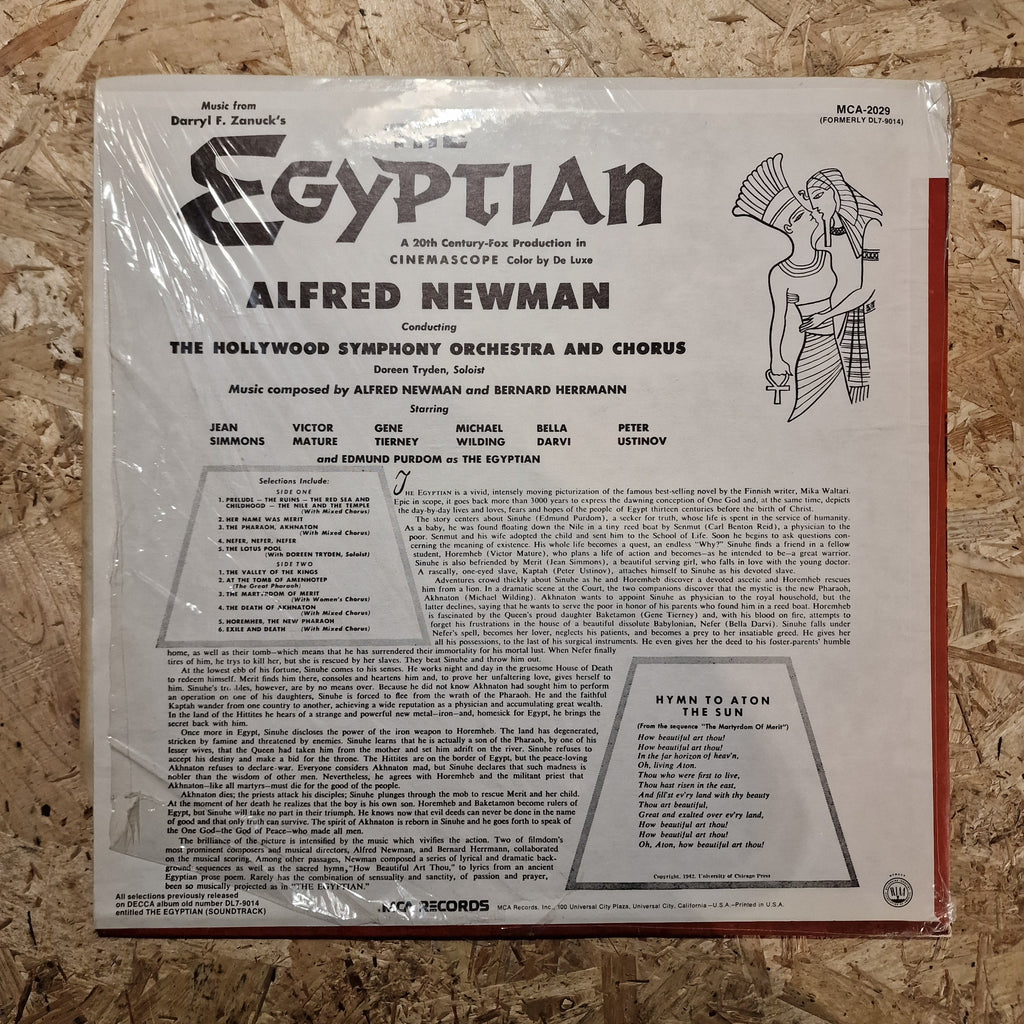 Alfred Newman, Bernard Herrmann – The Egyptian (A 20th Century Fox Production In Cinemascope)