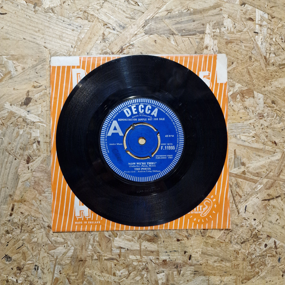 The Poets – Now We're Thru'