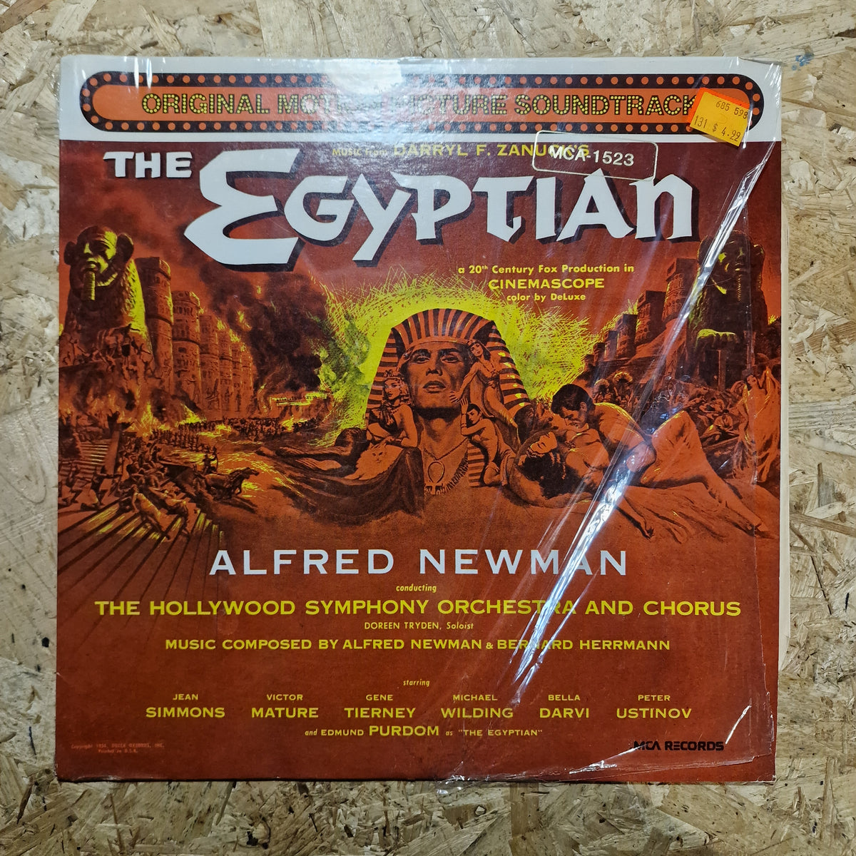 Alfred Newman, Bernard Herrmann – The Egyptian (A 20th Century Fox Production In Cinemascope)