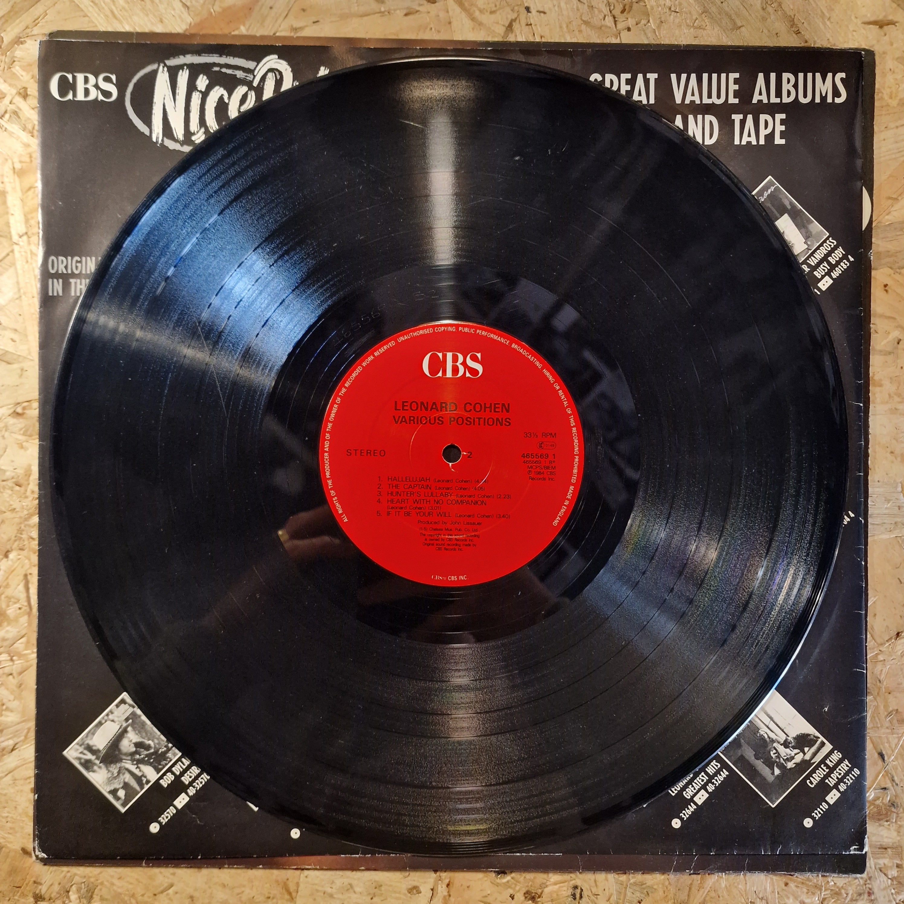 Leonard Cohen – Various Positions