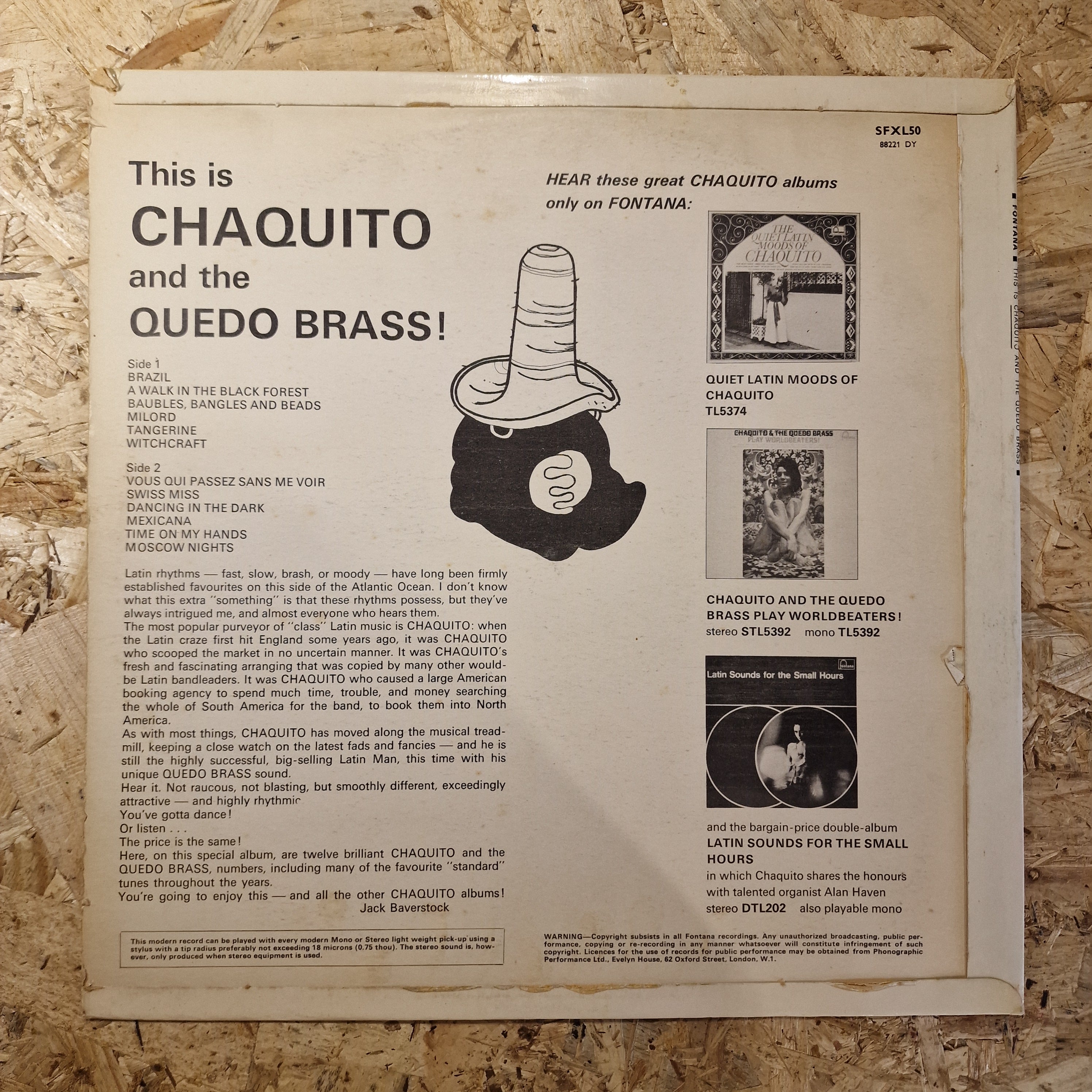 Chaquito And The Quedo Brass – This Is Chaquito And The Quedo Brass