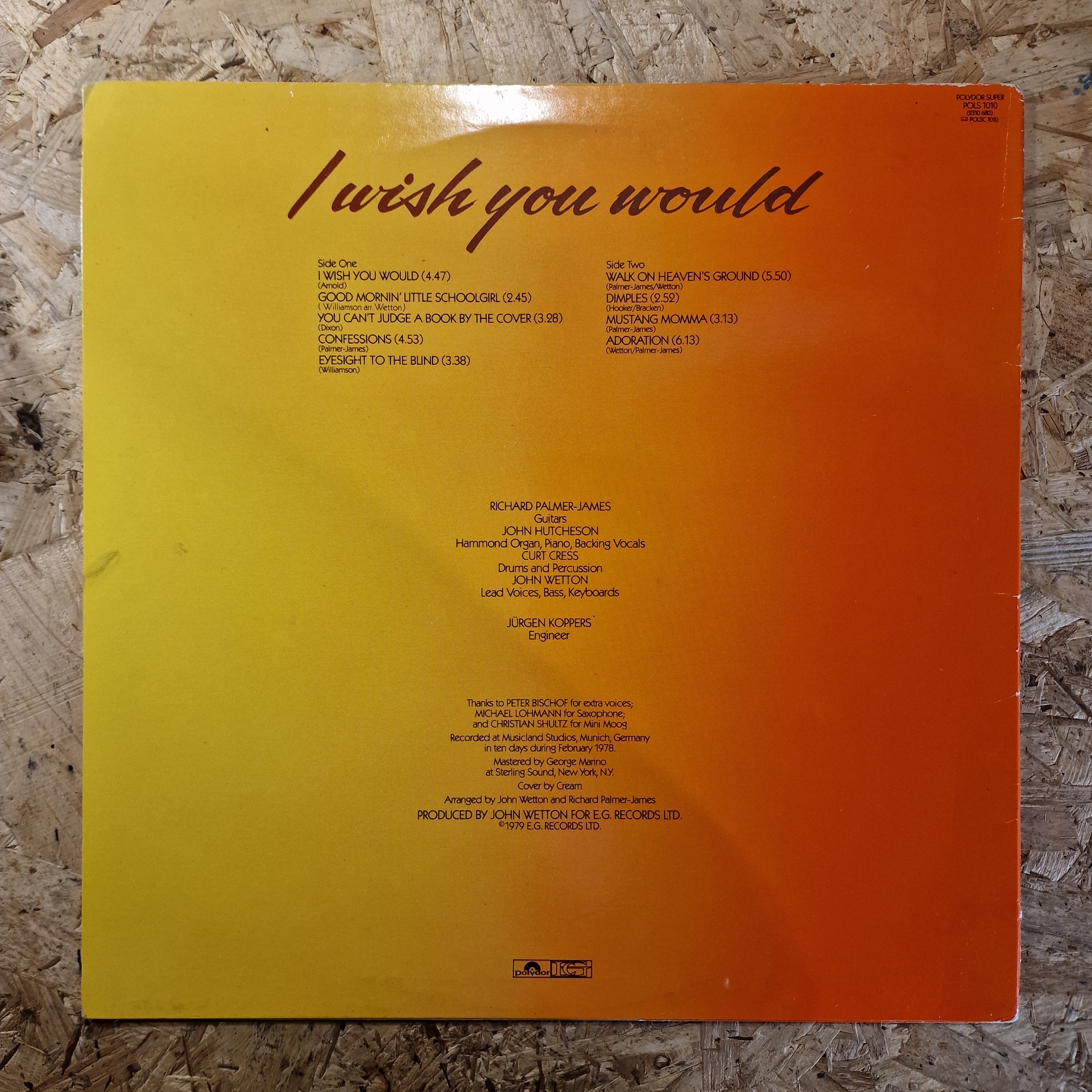 Jack-Knife – I Wish You Would