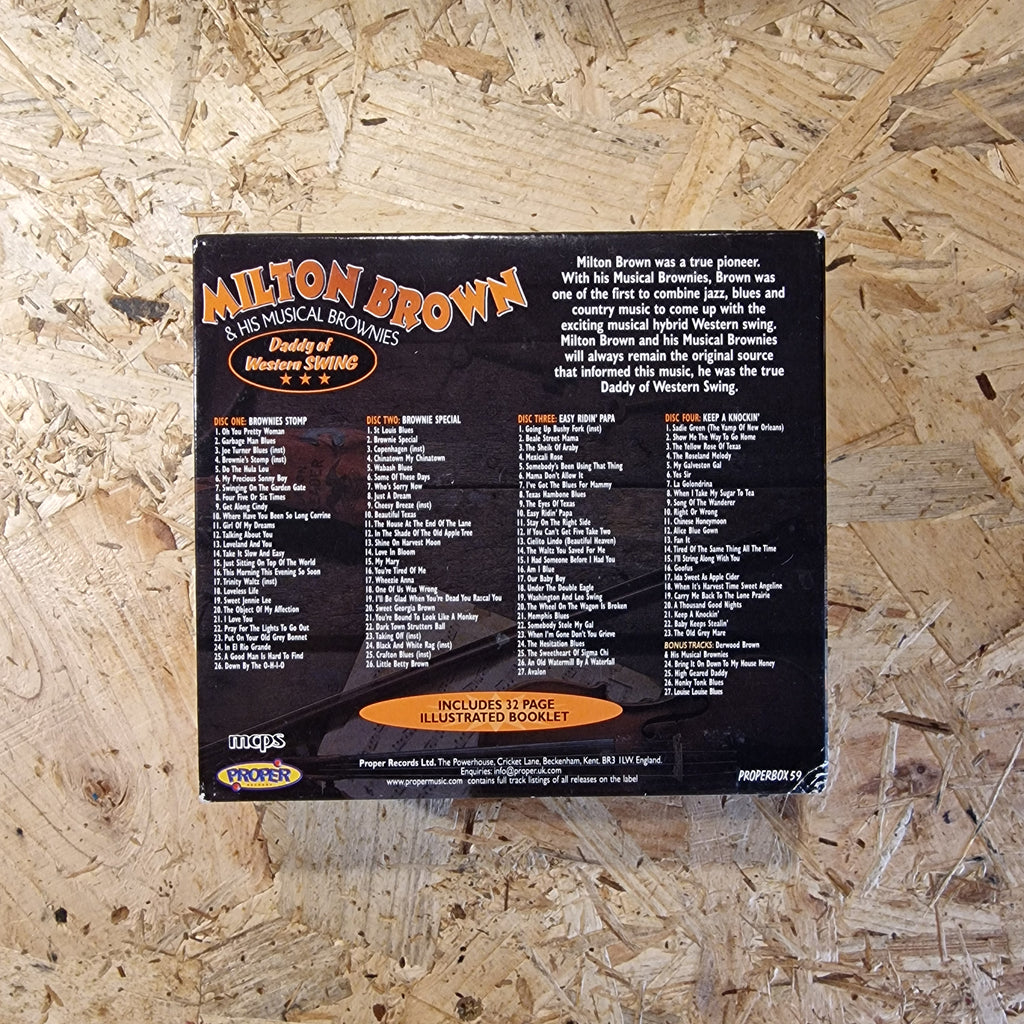 Milton Brown & His Musical Brownies – Daddy Of Western Swing