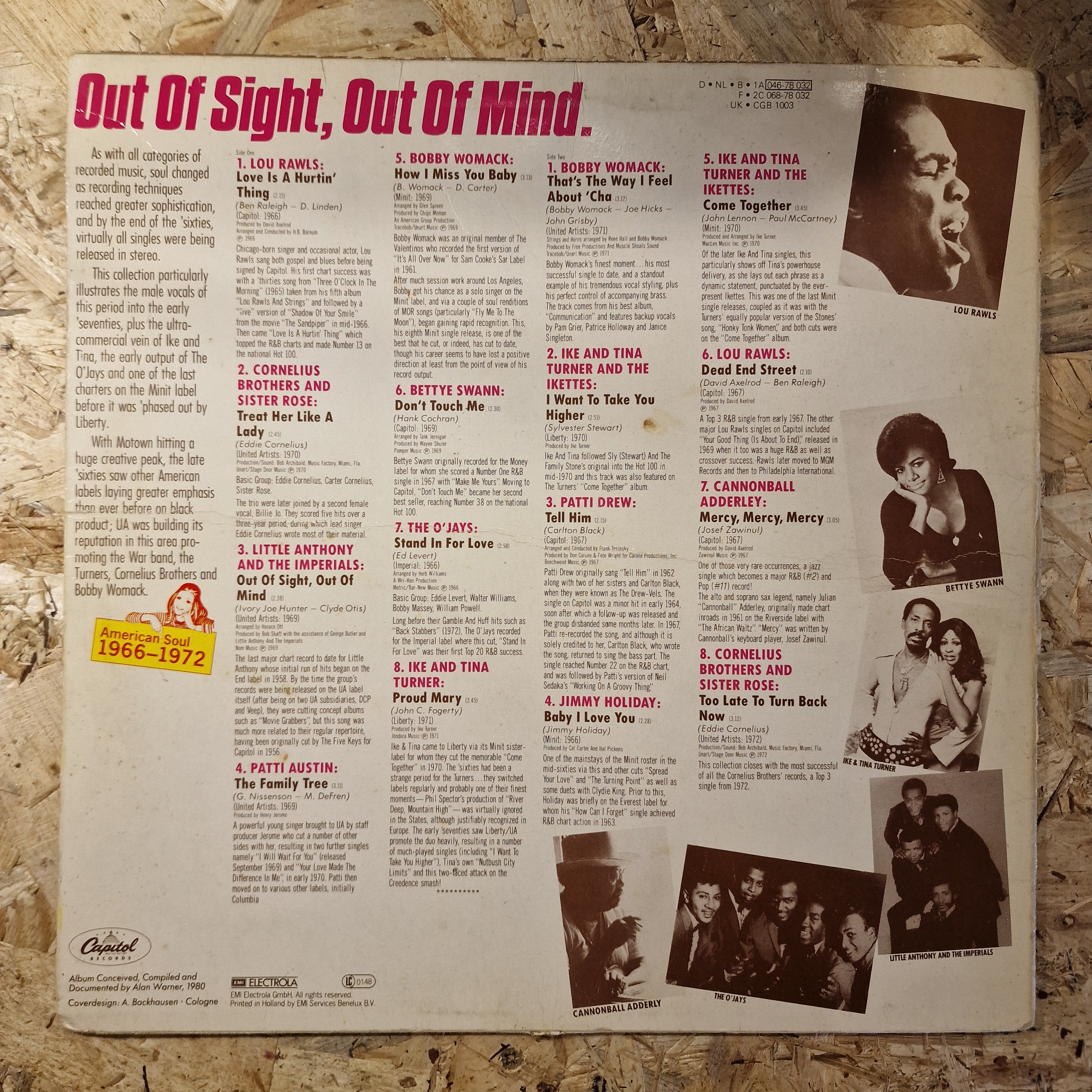 Out Of Sight, Out Of Mind (American Soul: 1966-1972)