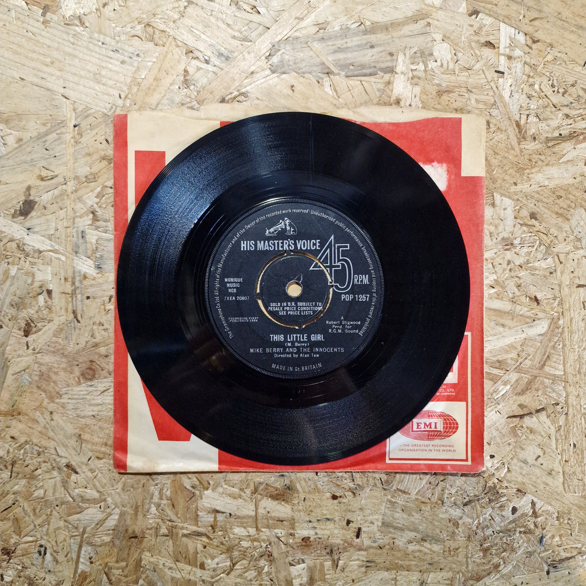 Mike Berry & The Innocents – On My Mind