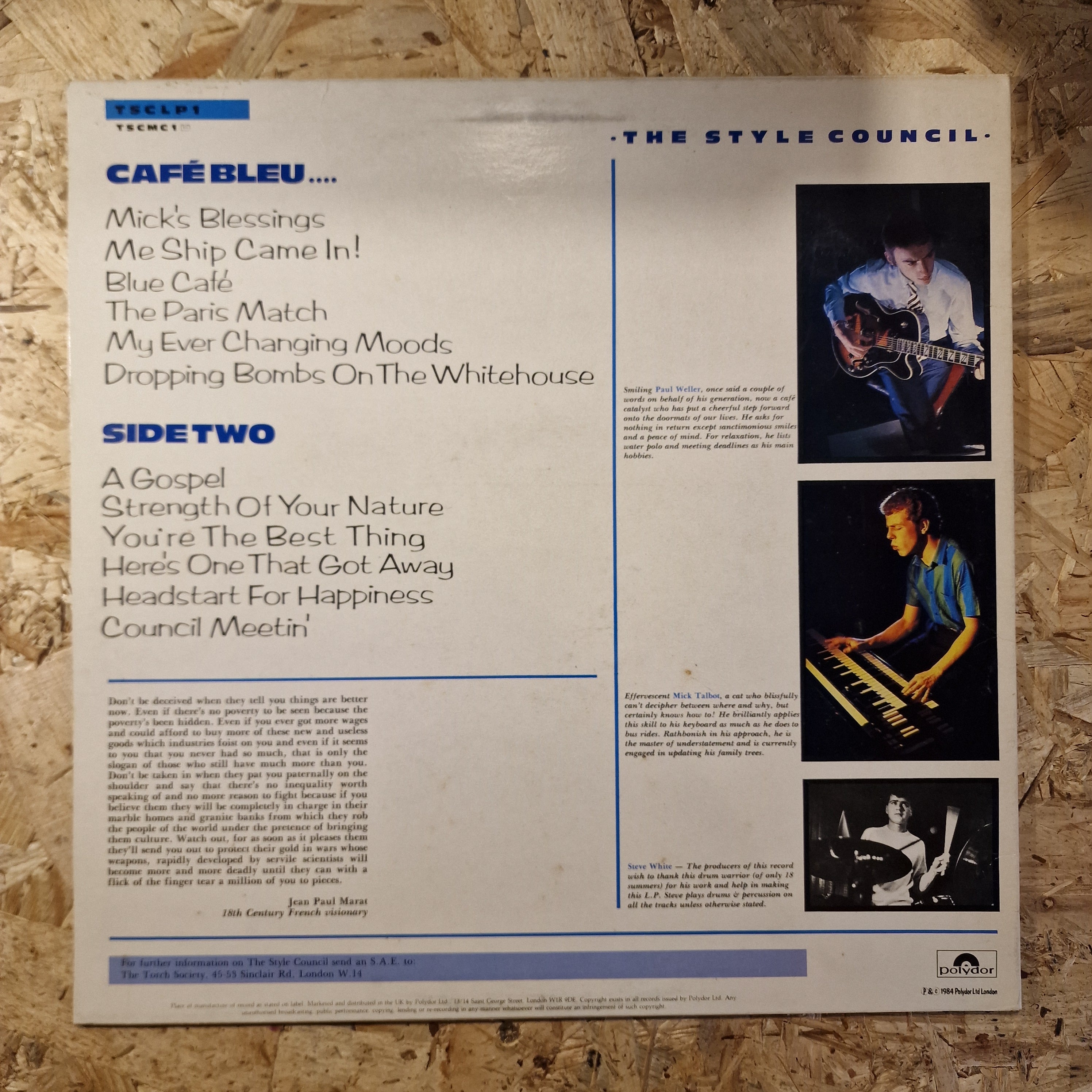 The Style Council – Café Bleu
