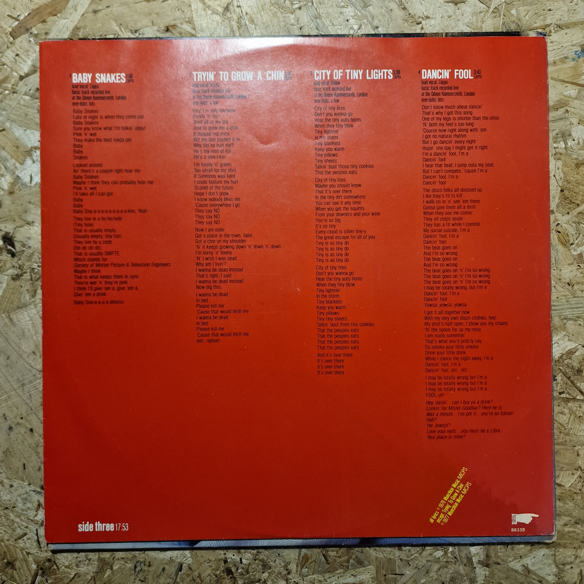 Frank Zappa – Sheik Yerbouti