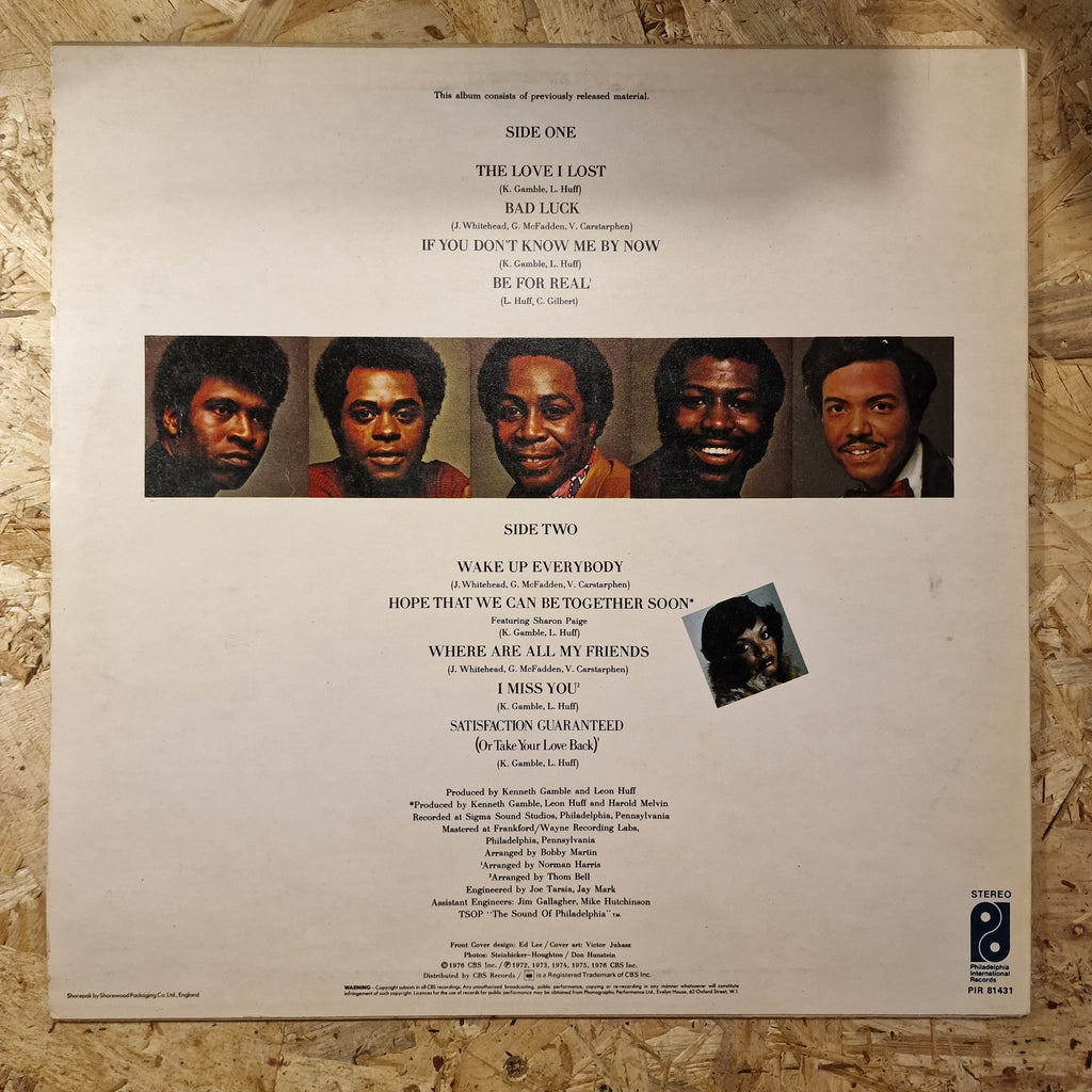 Harold Melvin & The Blue Notes ‎– Greatest Hits - Collectors' Item