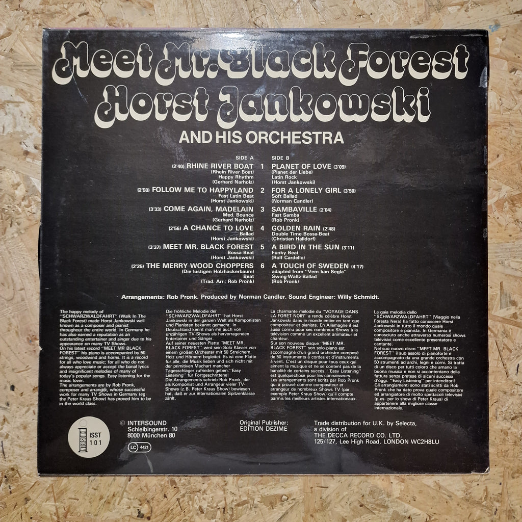 Horst Jankowski And His Orchestra – Meet Mr. Black Forest