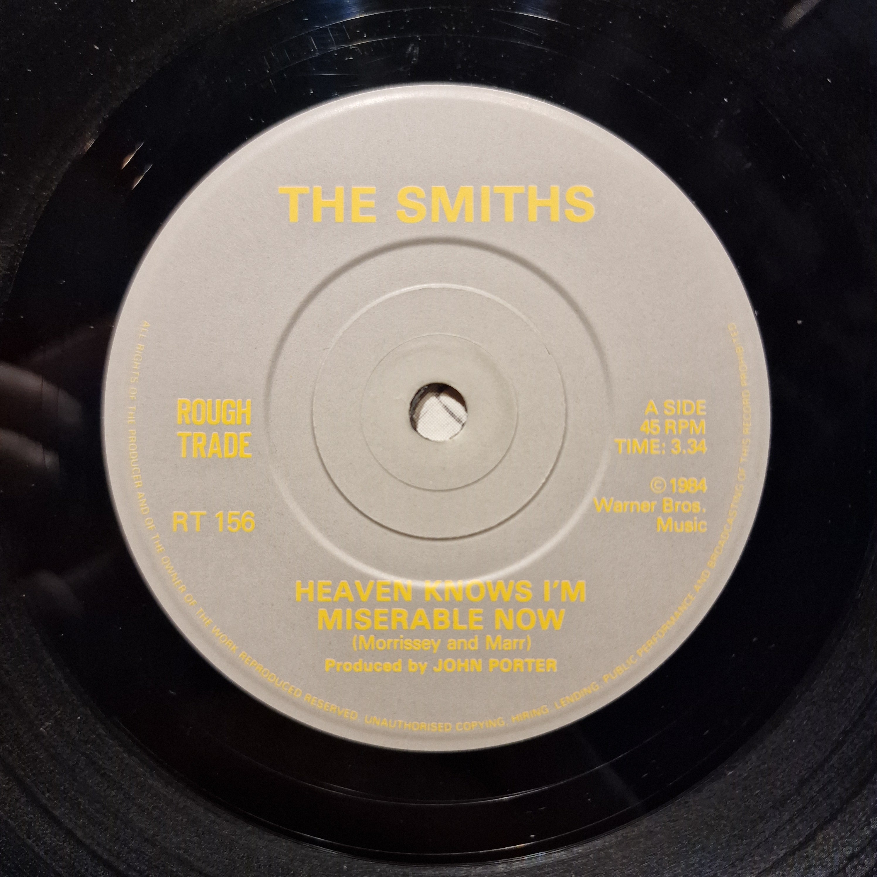 The Smiths - Heaven Knows I'm Miserable Now 7" Single