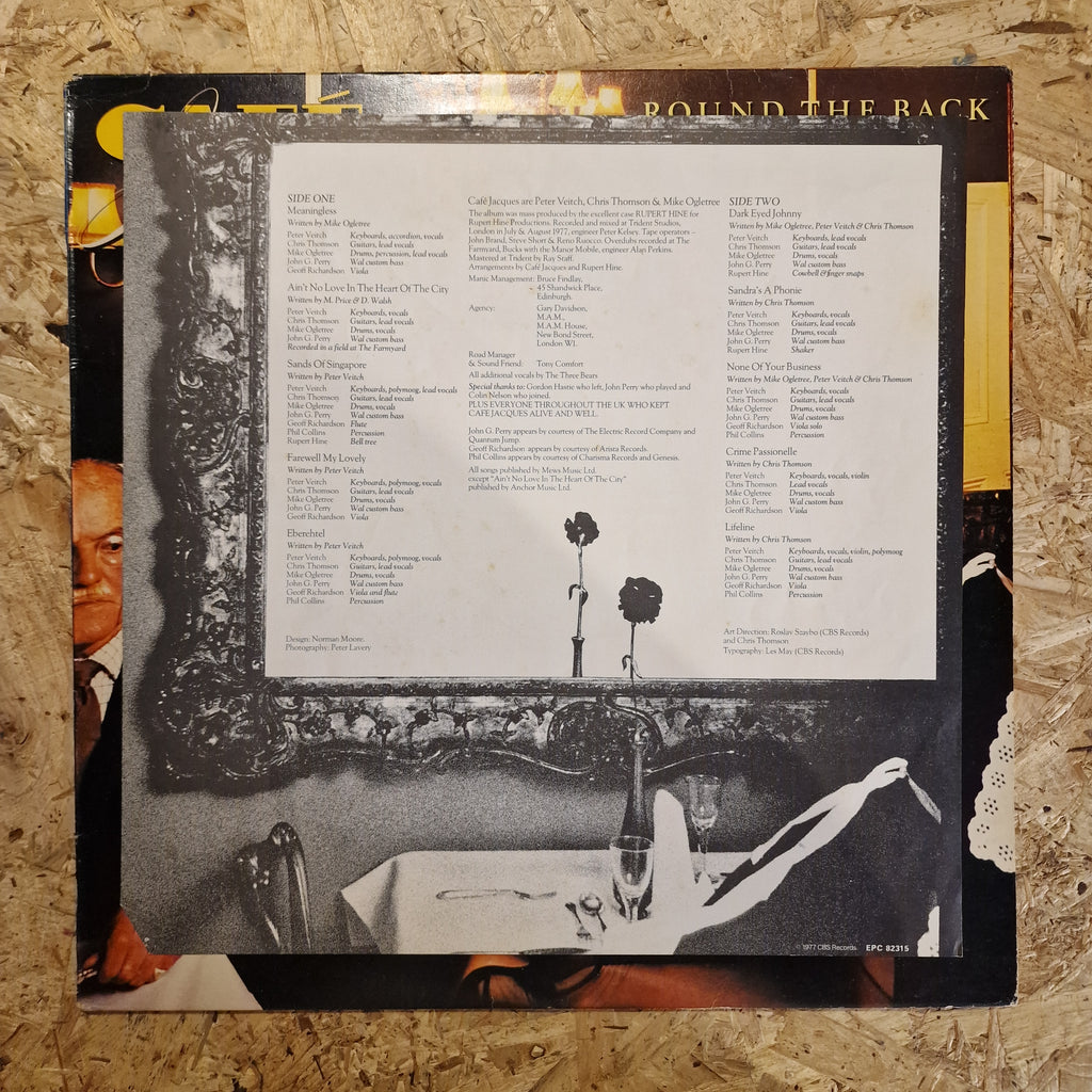 Café Jacques – Round The Back
