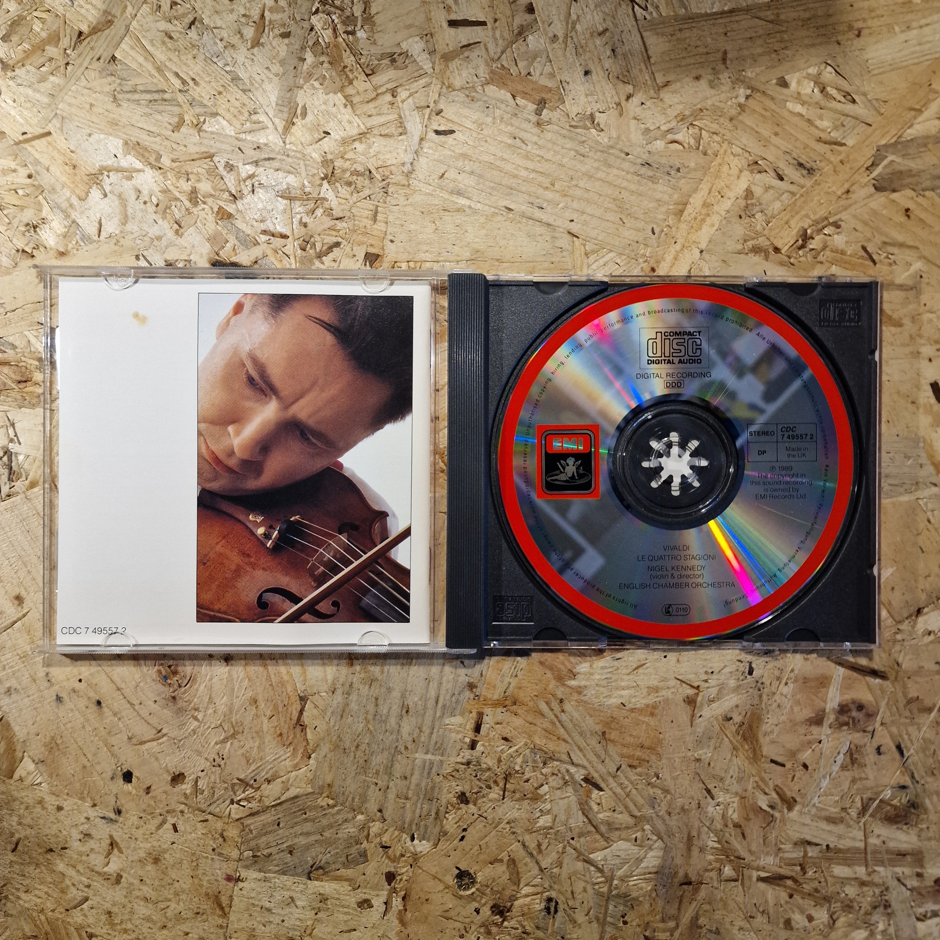 Vivaldi - Nigel Kennedy, English Chamber Orchestra – The Four Seasons = Le Quattro Stagioni = Die Vier Jahreszeiten = Les Quatre Saisons