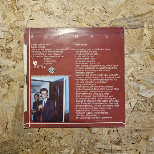 Båuhåus – Dark Entries