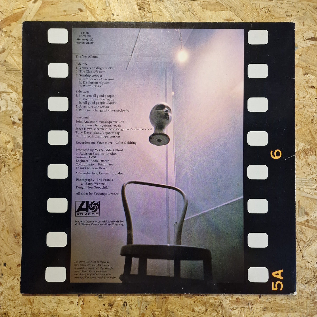 Yes ‎– The Yes Album