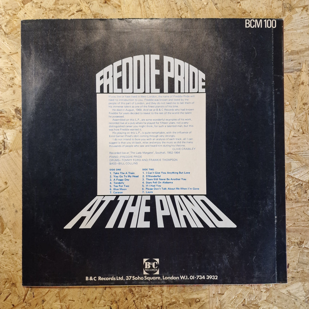 Freddie Pride – At The Piano