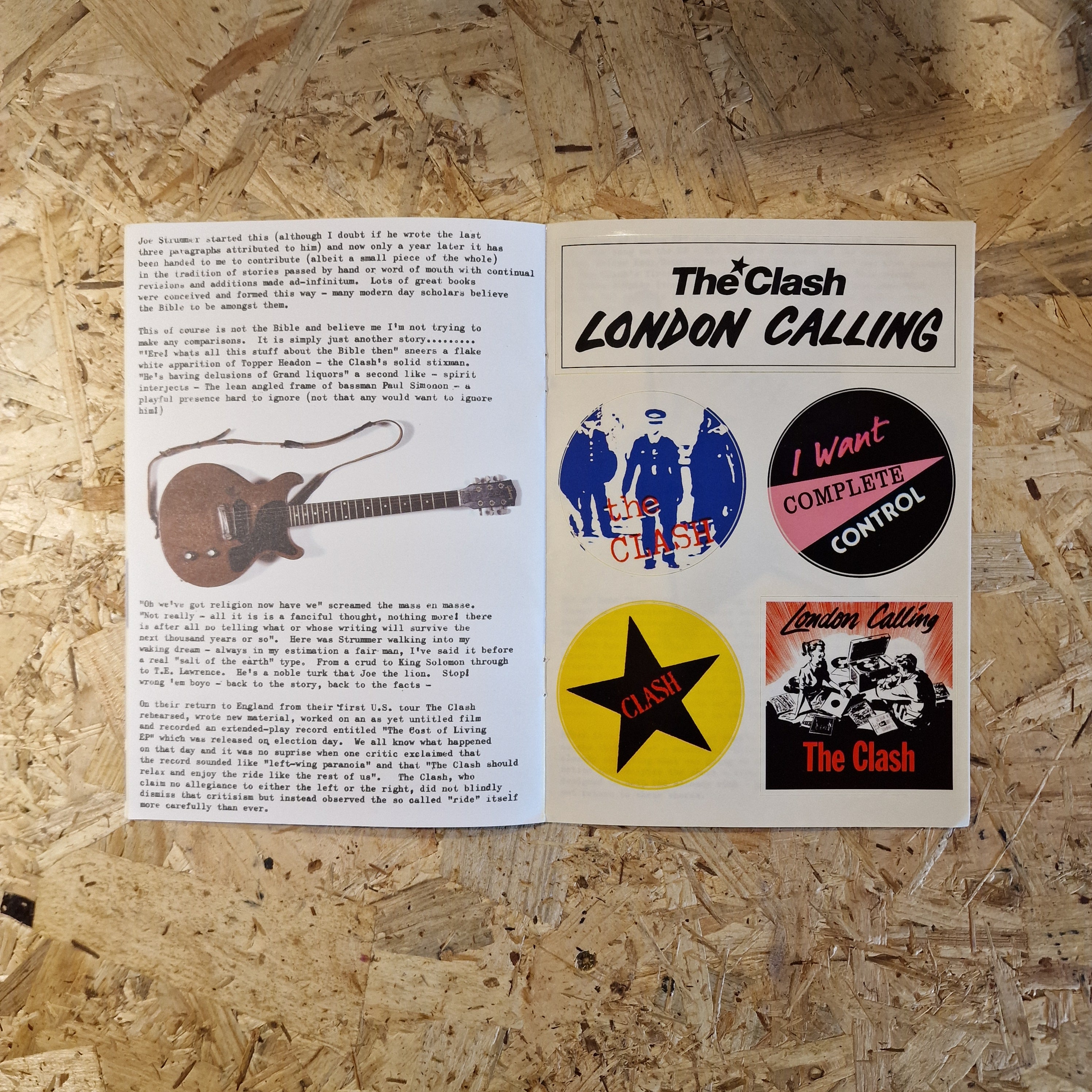 The Armagideon Times - The Clash London Calling (1990's Reprint)