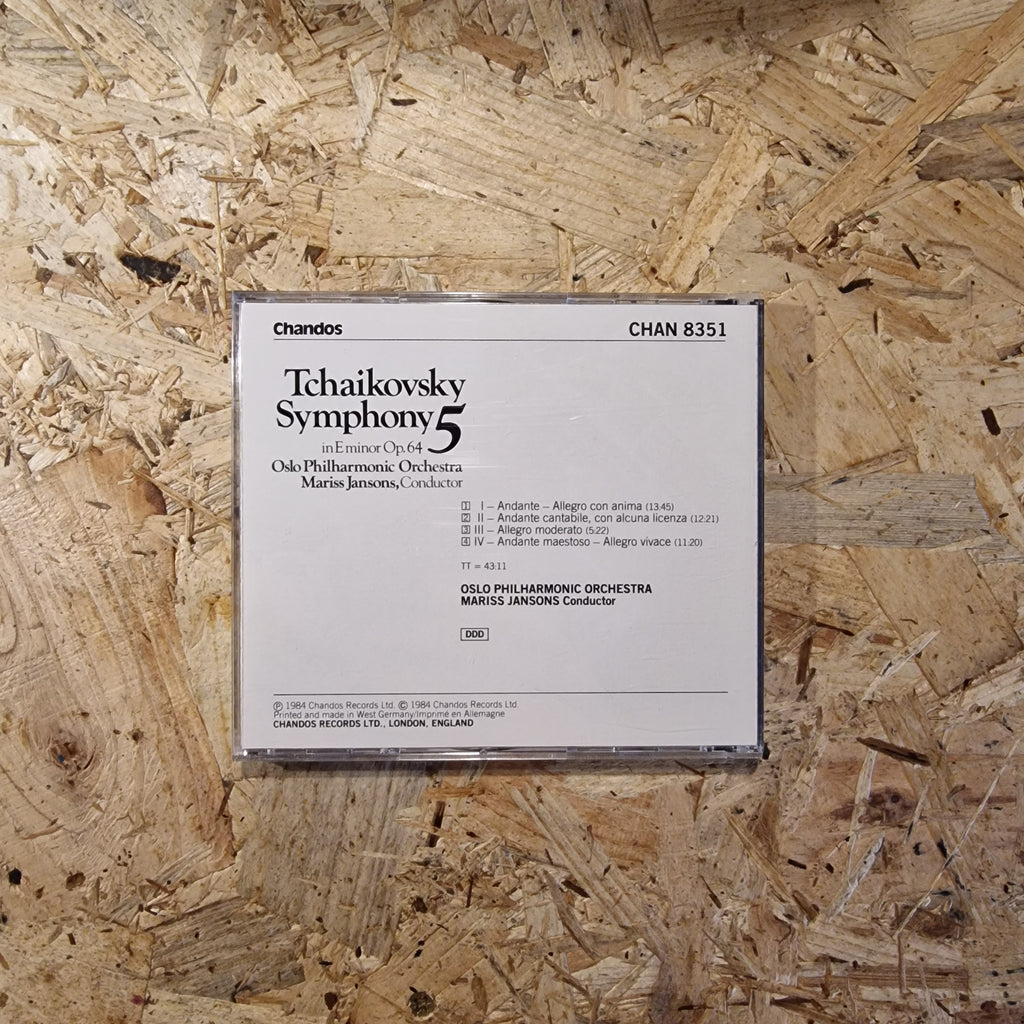 Tchaikovsky, Oslo Philharmonic Orchestra, Mariss Jansons – Symphony 5 In E Minor, Op. 64