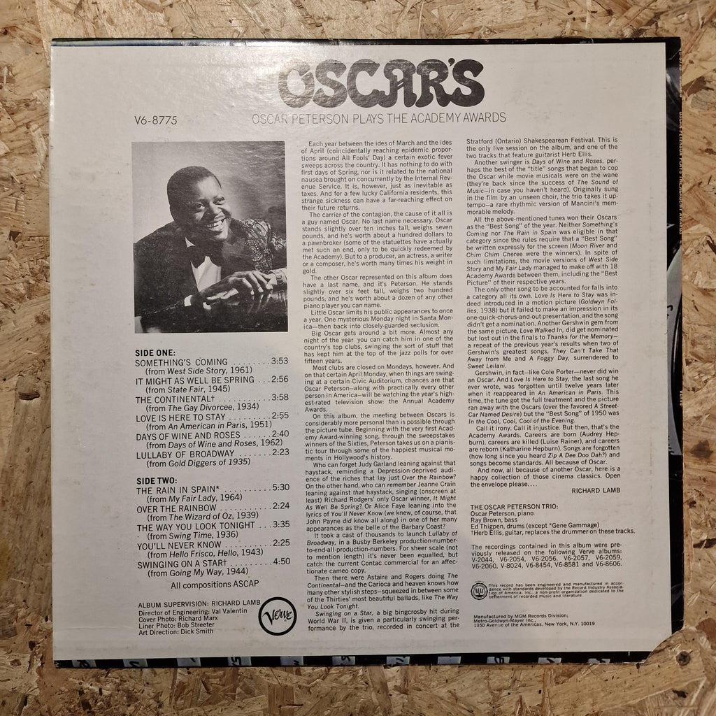 Oscar Peterson – Oscar's (Oscar Peterson Plays The Academy Awards)