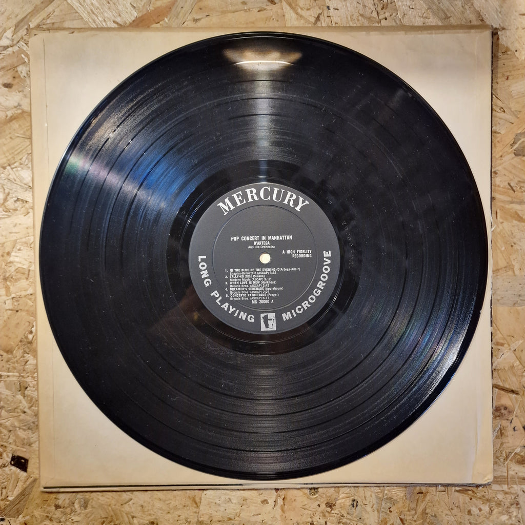 D'Artega And His Orchestra – Pop Concert In Manhattan 1950's US Press