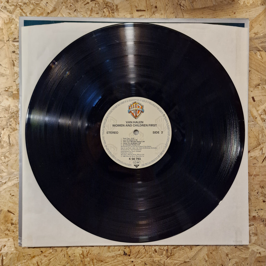 Van Halen ‎– Women And Children First 1985 European Press