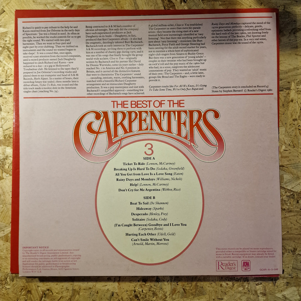 Carpenters – The Best Of The Carpenters