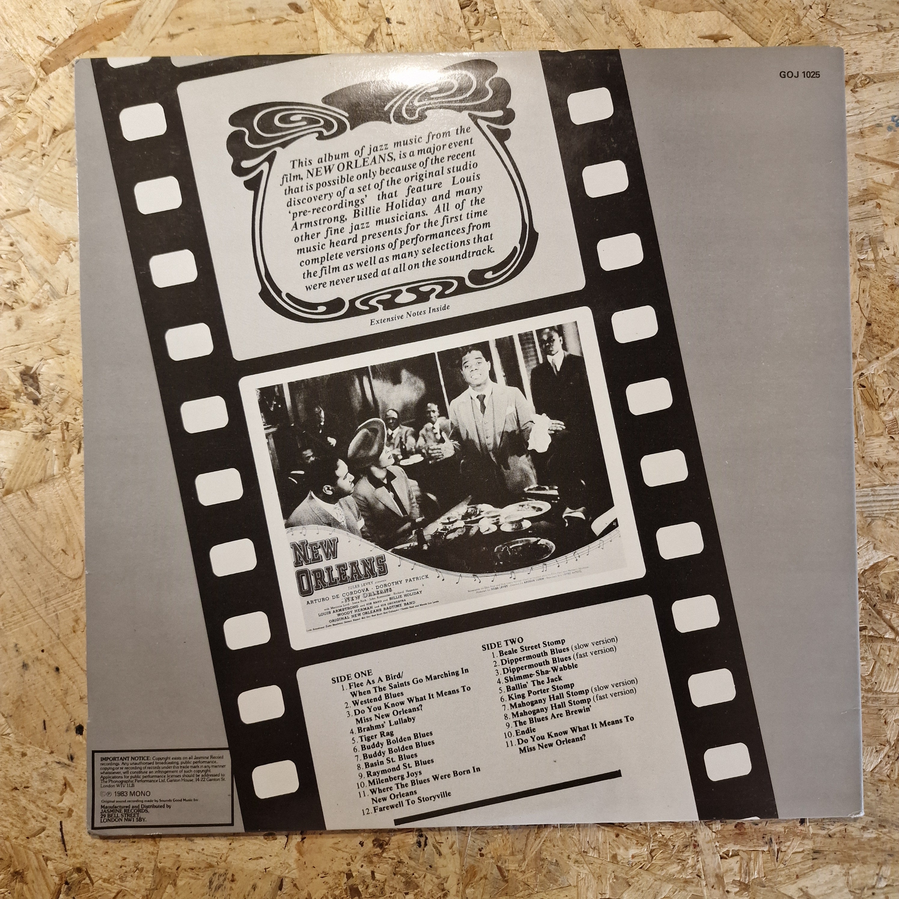 Louis Armstrong & Billie Holiday – New Orleans (Original Motion Picture Soundtrack)