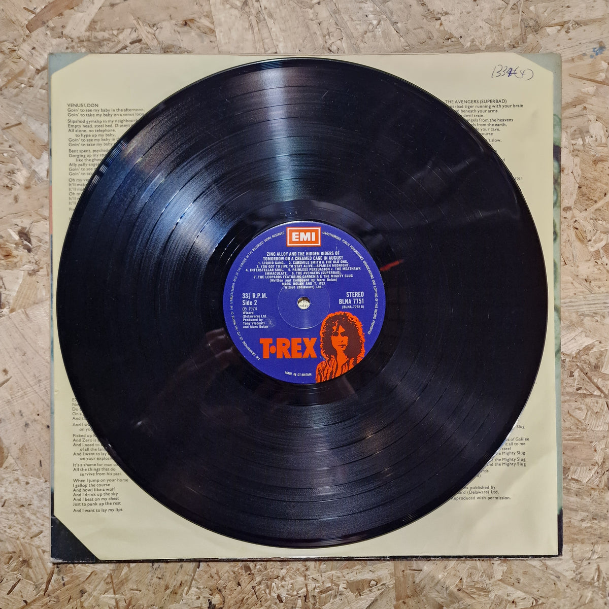 Marc Bolan & T. Rex – Zinc Alloy And The Hidden Riders Of Tomorrow Or A Creamed Cage In August