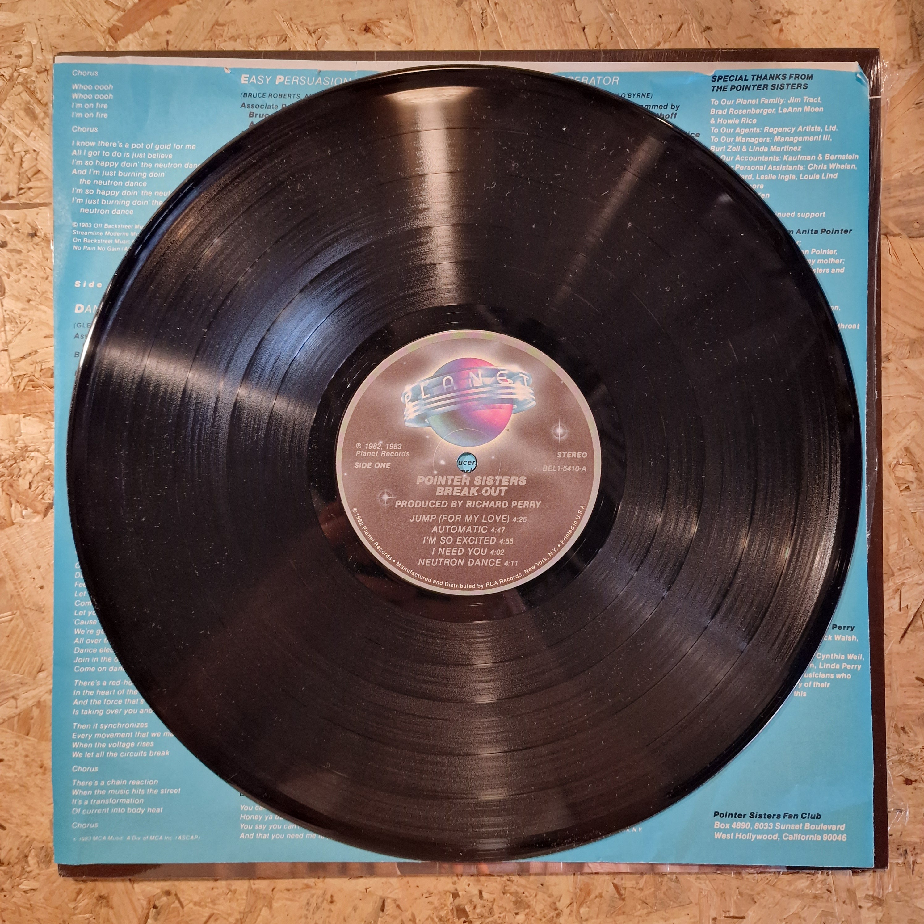 Pointer Sisters – Break Out 1983 US Press