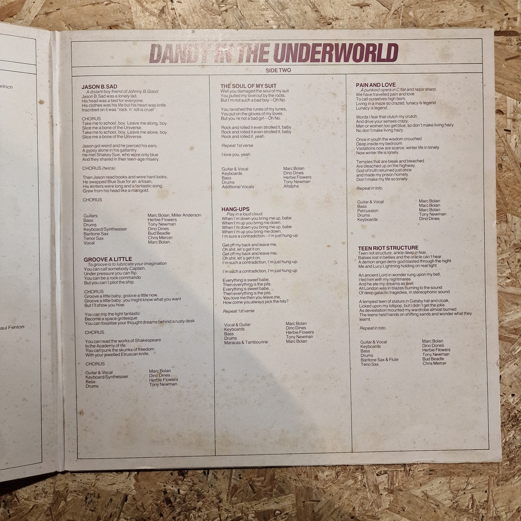 Marc Bolan and T-Rex – Dandy In The Underworld