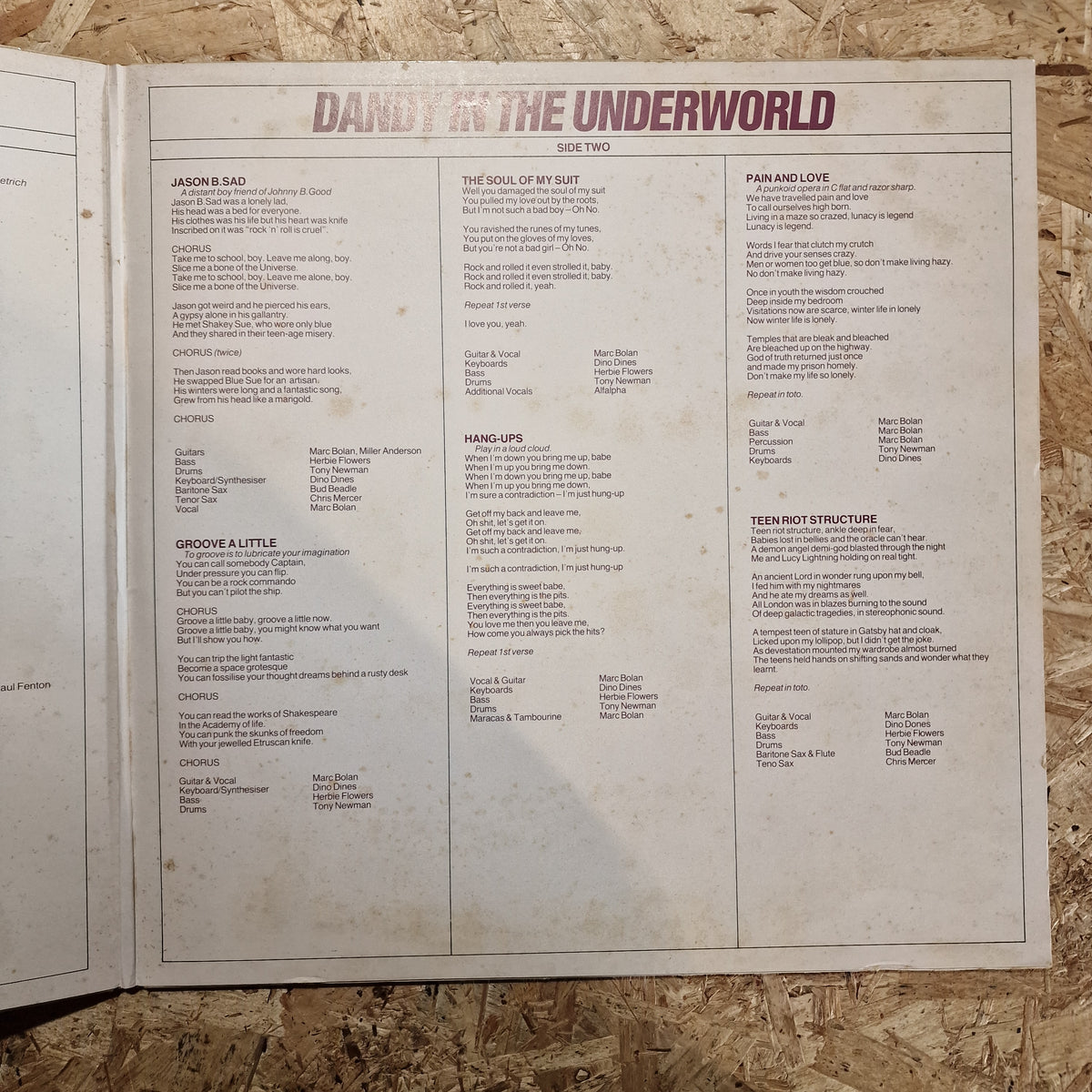 Marc Bolan and T-Rex – Dandy In The Underworld