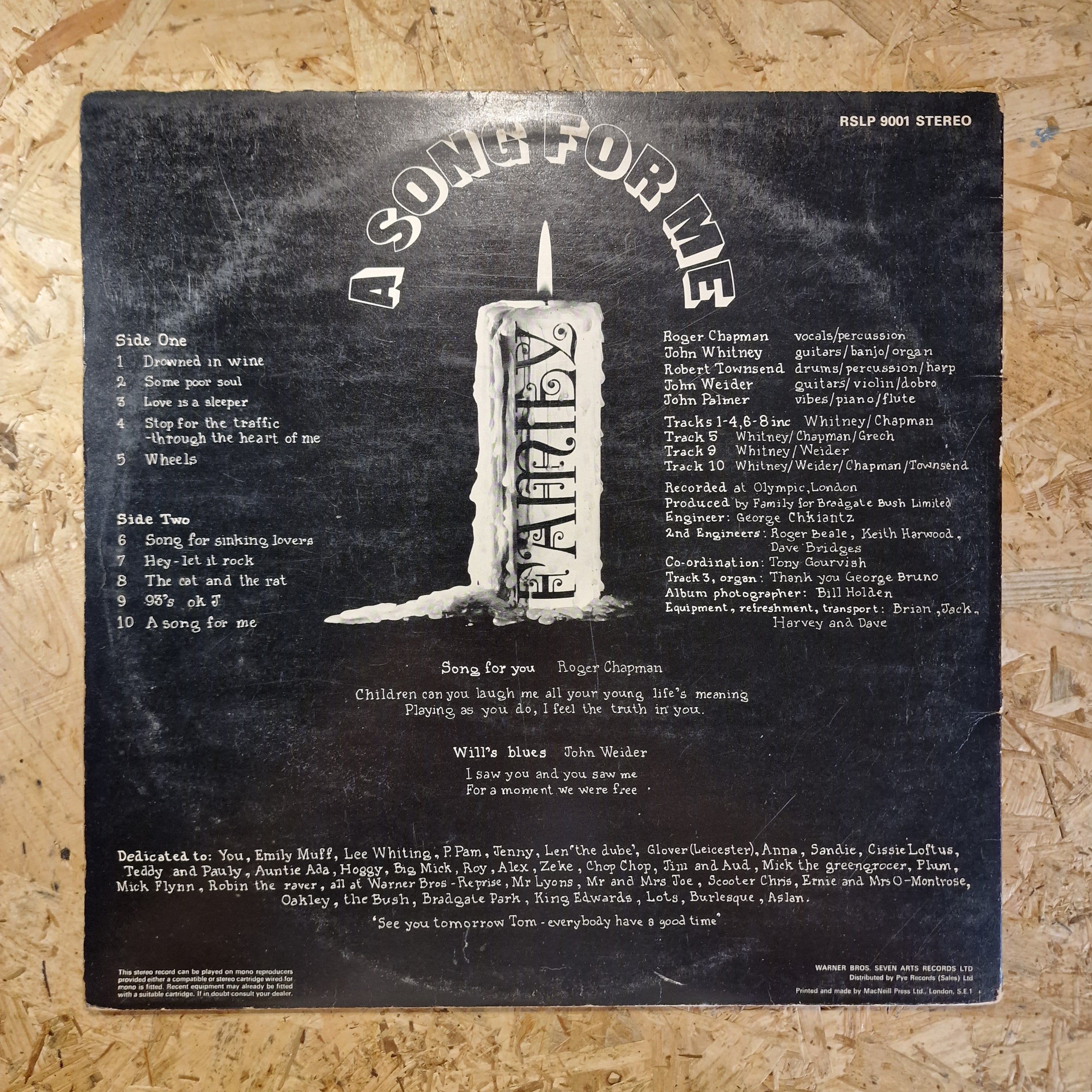Family – A Song For Me