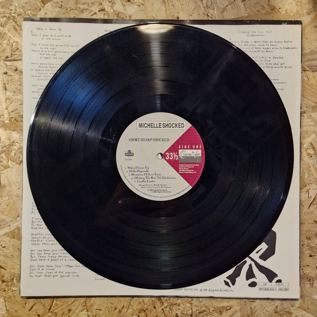 Michelle Shocked – Short Sharp Shocked 1988 UK Press