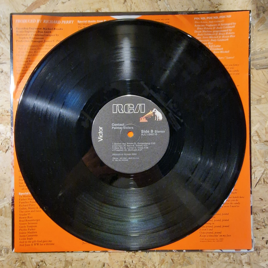 Pointer Sisters ‎– Contact 1985 US Press